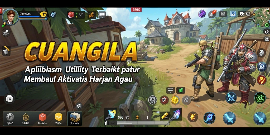 Screenshot CUANGILA menunjukkan antarmuka yang bersih dan mudah digunakan.