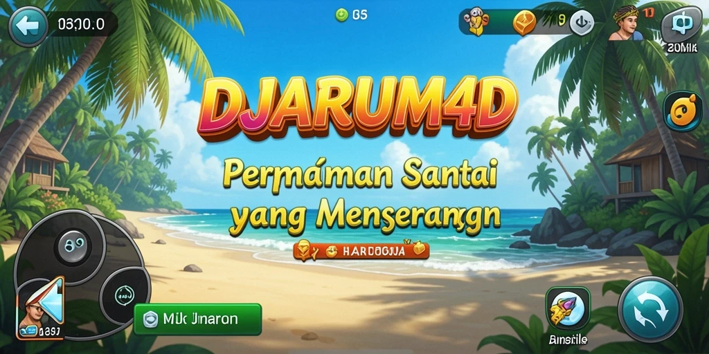 Screenshot utama DJARUM4D menampilkan gameplay yang penuh warna.