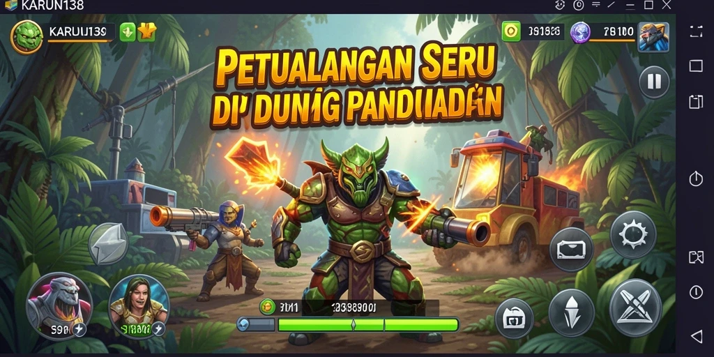 Tampilan gameplay seru dalam <strong>KARUN138</strong> yang penuh petualangan.