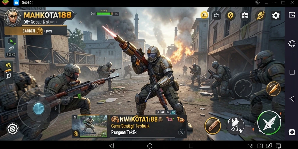 Gameplay MAHKOTA188: Taktik dan strategi dalam pertempuran yang mendebarkan.