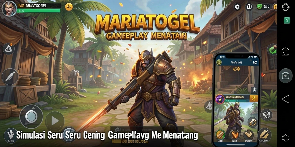 Screenshot gameplay MARIATOGEL menunjukkan pengalaman simulasi yang seru.