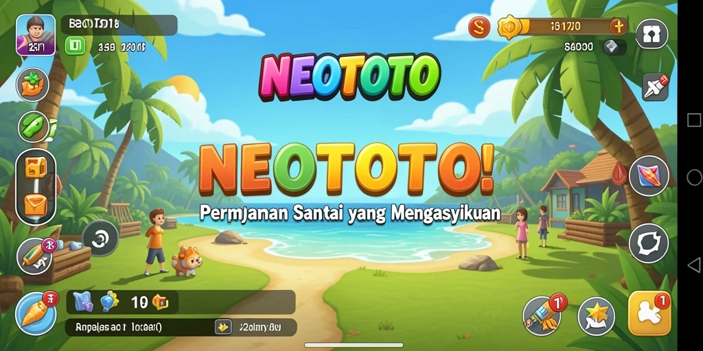 Tampilan gameplay NEOTOTO yang menarik dan mengasyikkan.