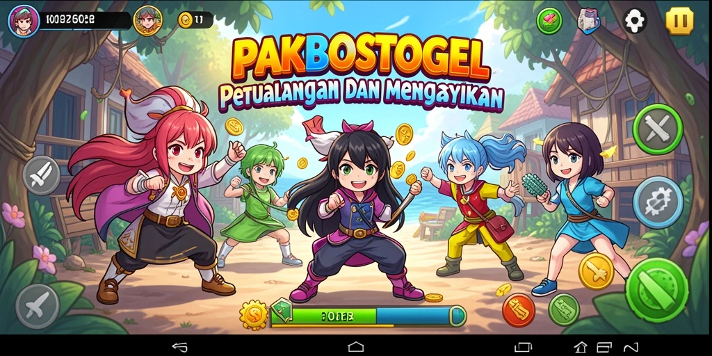 Tampilan aksi menarik dalam gameplay PAKBOSTOGEL.