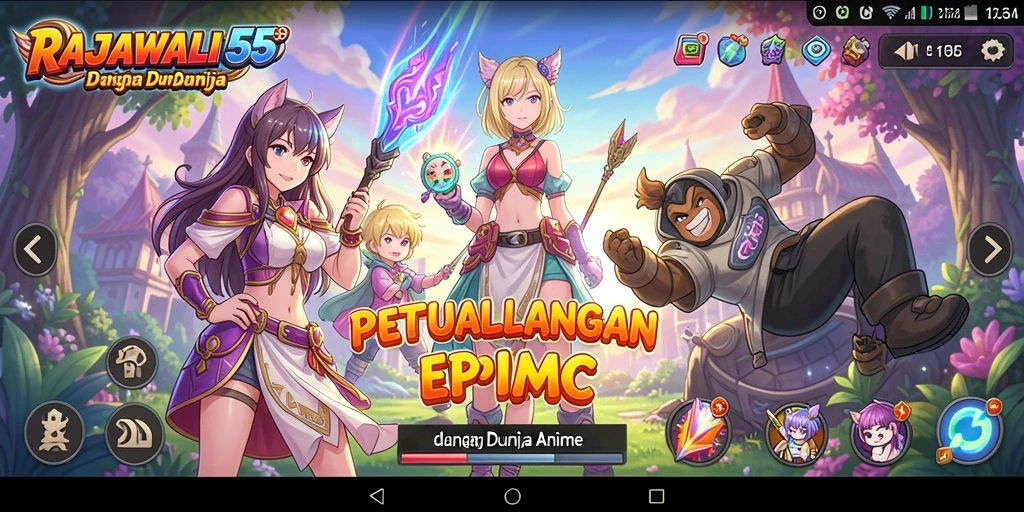 Gameplay menakjubkan dari RAJAWALI55 yang membawa Anda ke dunia anime.
