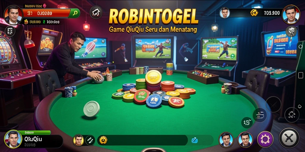 Tampilan gameplay QiuQiu yang menegangkan di ROBINTOGEL.