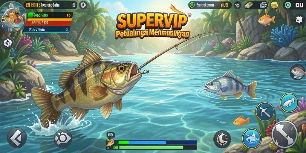 Tangkapan besar di SUPERVIP dengan grafik memukau.