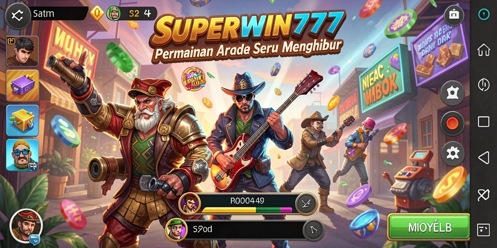 Tampilan gameplay seru SUPERWIN777 dengan grafis menarik.