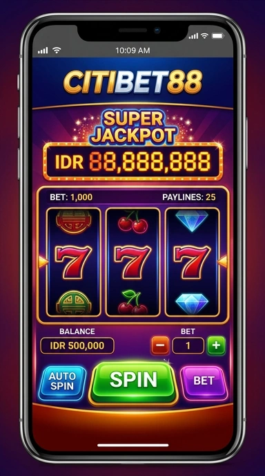 Tampilan aplikasi citibet88 dengan berbagai pilihan aplikasi.